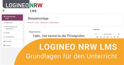 Anleitung zum Einloggen im Logineo NRW LMS (Learning .